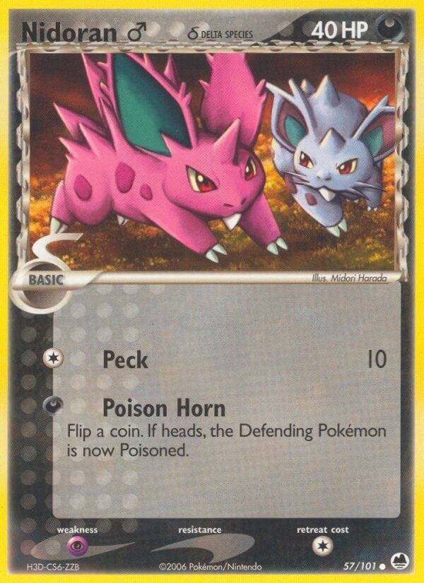 Nidoran M Delta Species (57/101) [DF]
