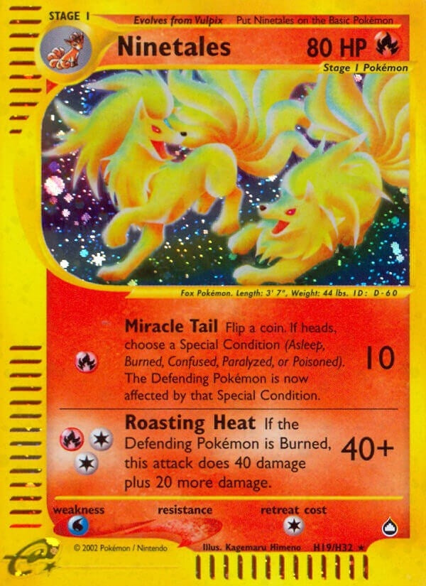 Ninetales H19 (H19/H32) [AQ]