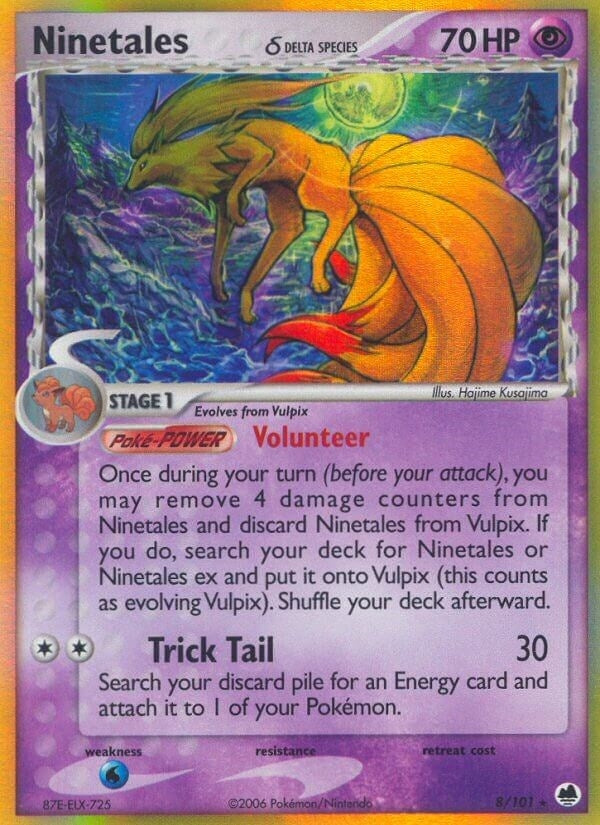 Ninetales Delta Species (8/101) [DF]