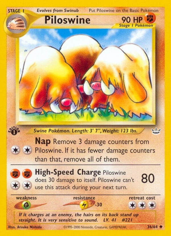 Piloswine (36/64) (Neo Revelation)
