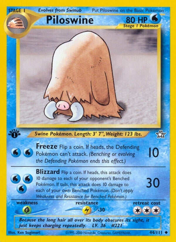 Piloswine (044/111) (Neo Genesis)