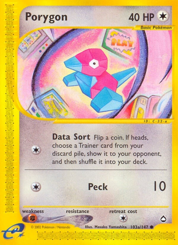Porygon 103a (103a/147) [AQ]