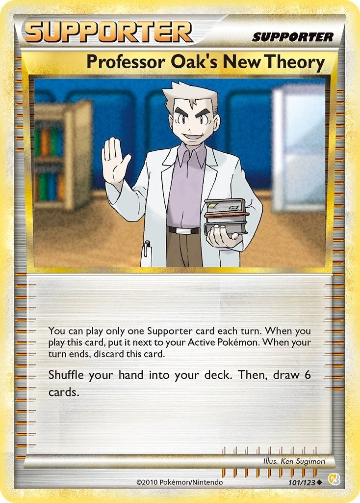 Professor Oak's New Theory (101/123) (HeartGold SoulSilver)