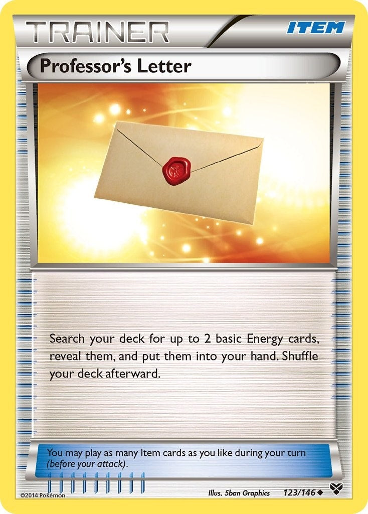 Professor's Letter (123/146) (XY Base Set)
