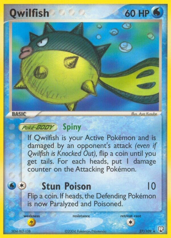 Qwilfish (27/109) [RR]