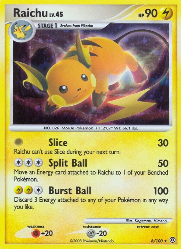 Raichu (8/100) [SF]