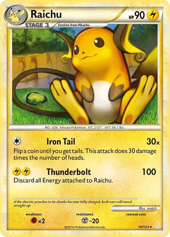 Raichu (10/123) [HS]