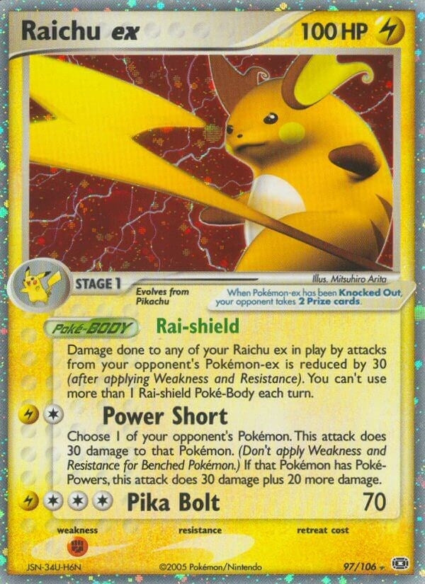 Raichu ex (97/106) [EM]