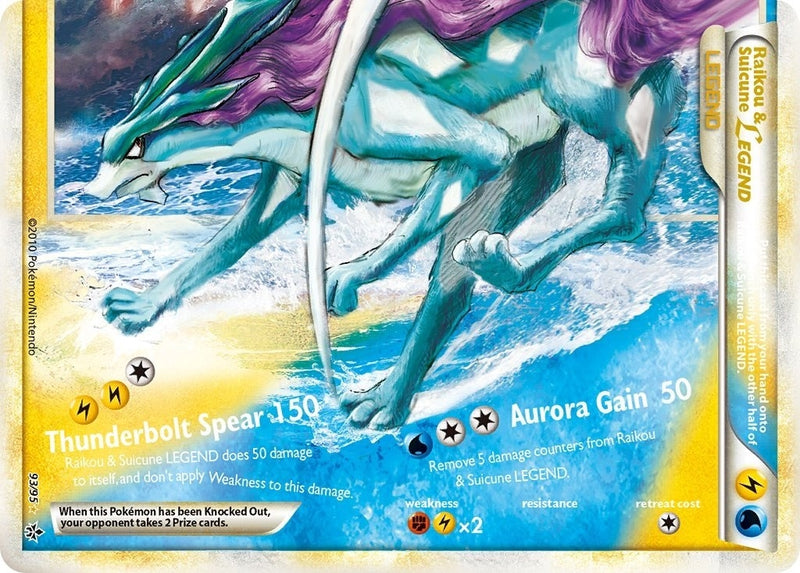 Raikou and Suicune Legend Bottom (93/95) [UL]