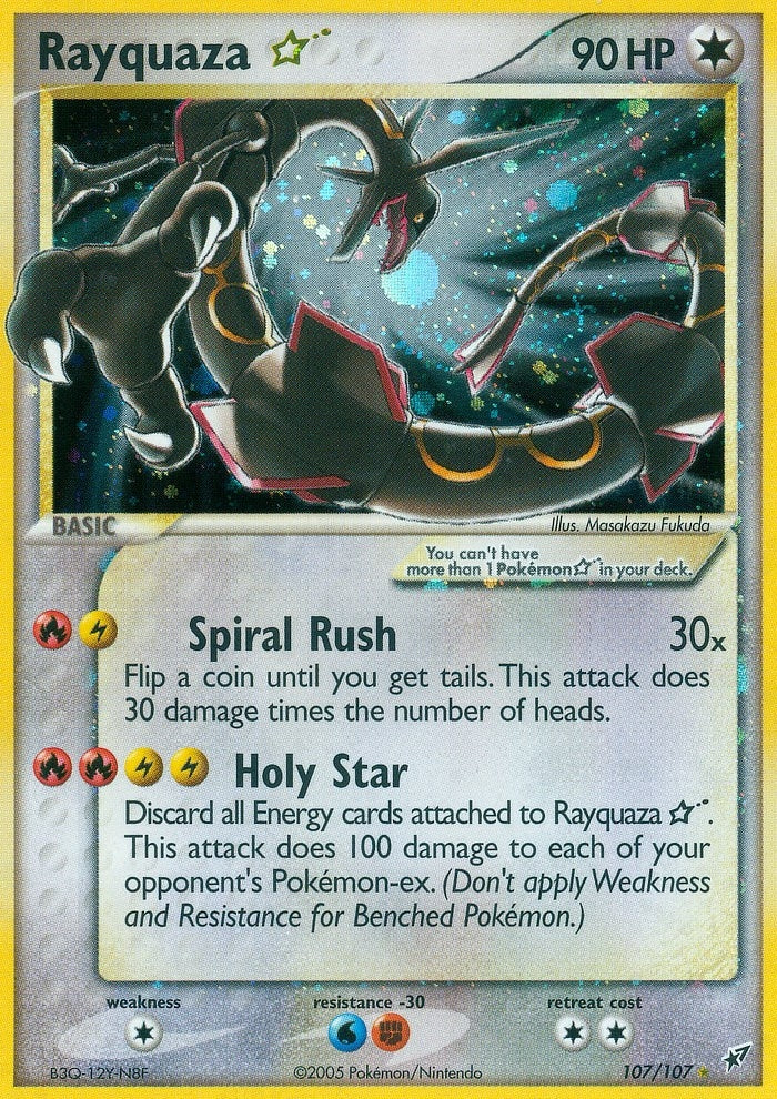 Rayquaza Star (107/107) [DX]