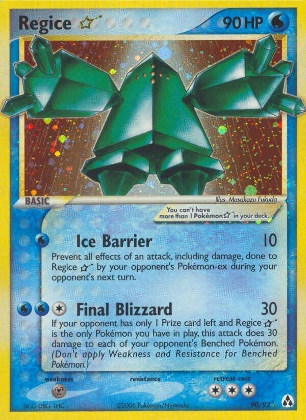 Regice Star (90/92) [LM]