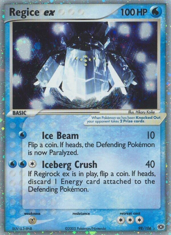 Regice ex (98/106) [EM]