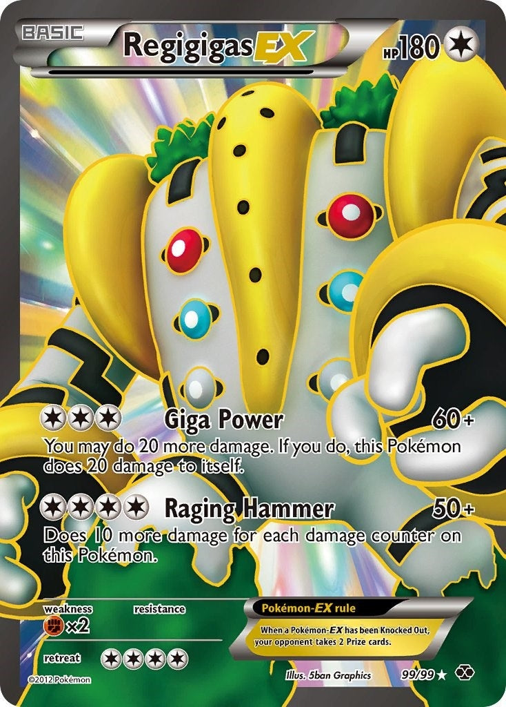 Regigigas EX 99 Full Art (99/99) [NXD]
