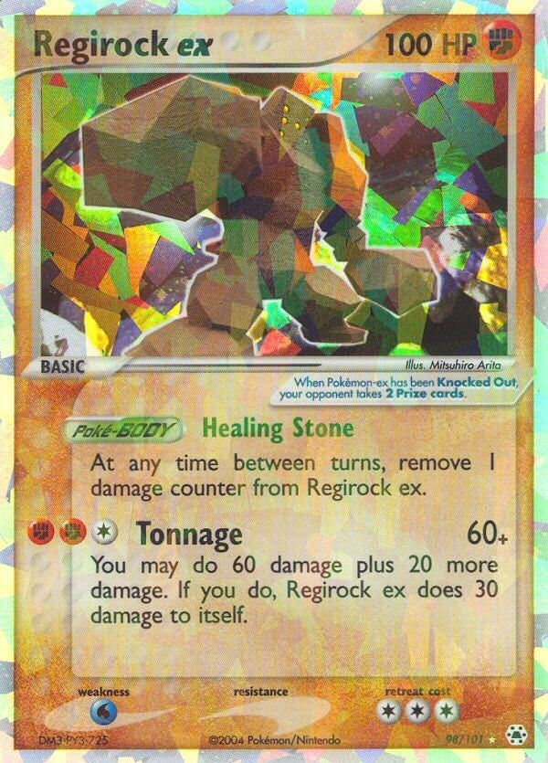 Regirock ex (98/101) [HL]