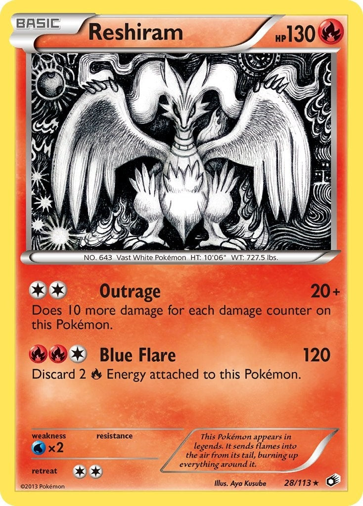 Reshiram (28/113) [LTR]