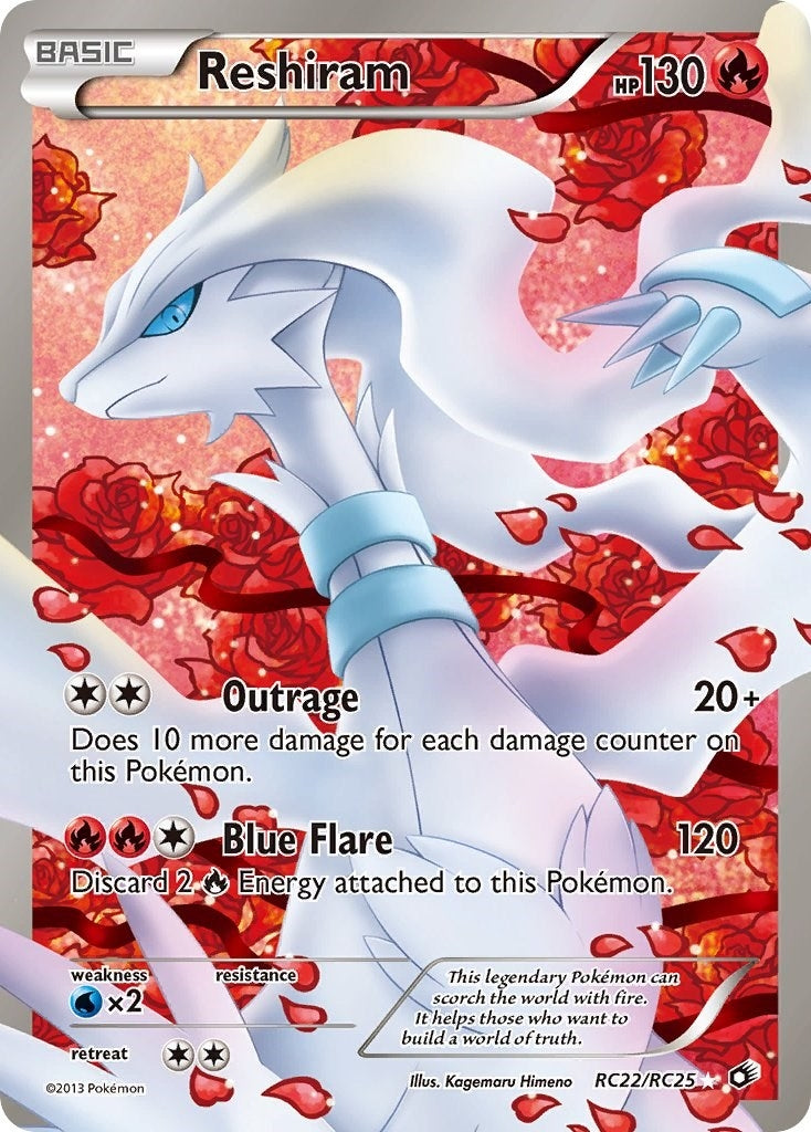 Reshiram Full Art (RC22/RC25) [LTR]
