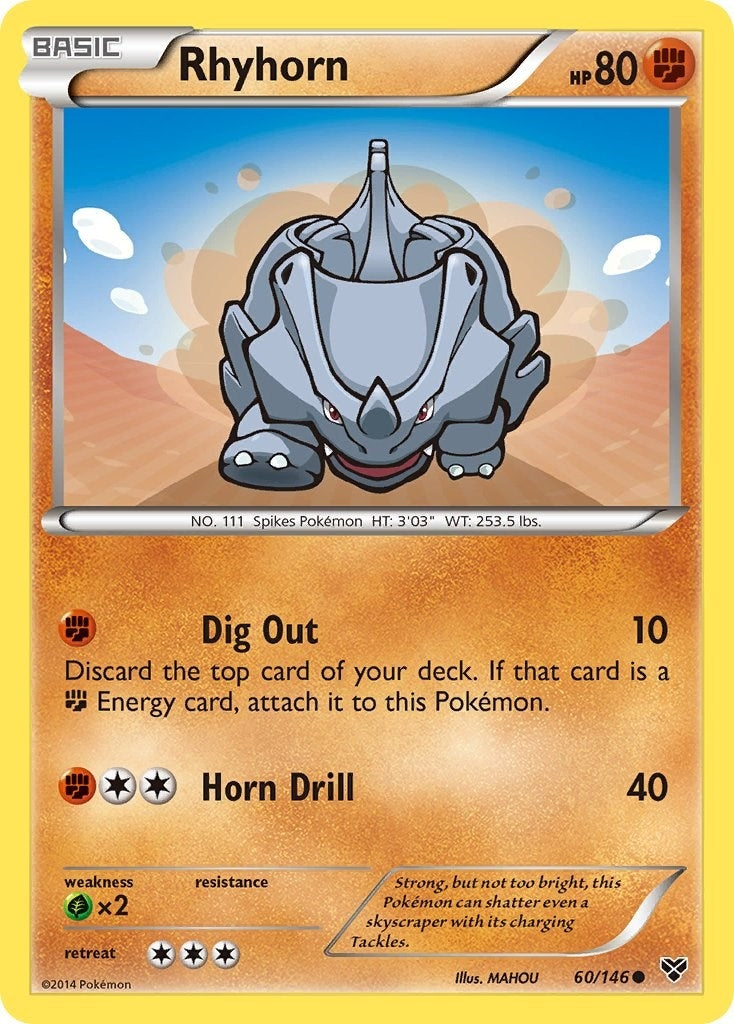 Rhyhorn (60/146) [XY]