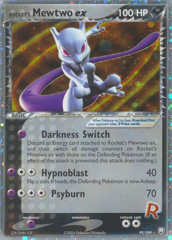 Rockets Mewtwo ex (99/109) [RR]