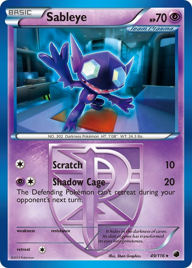 Sableye Team Plasma (49/116) [PLF]