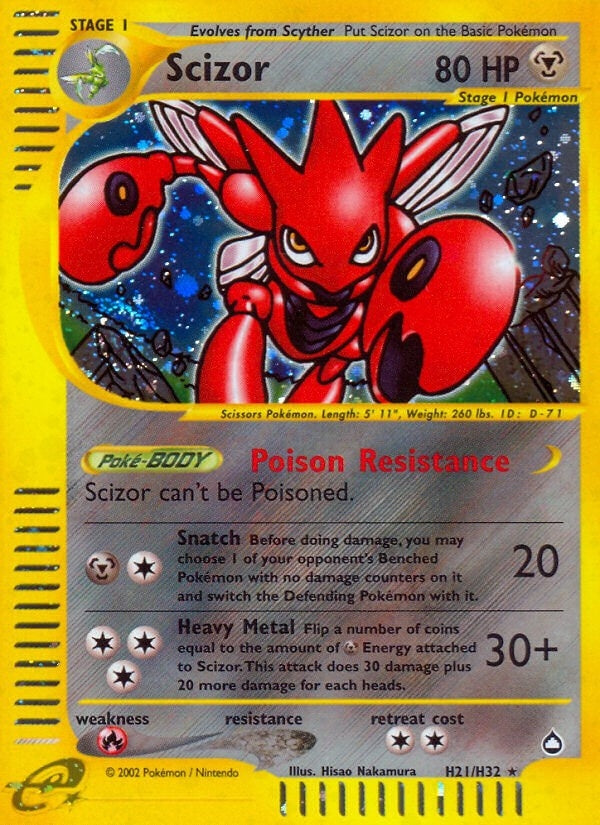 Scizor H21 (H21/H32) [AQ]