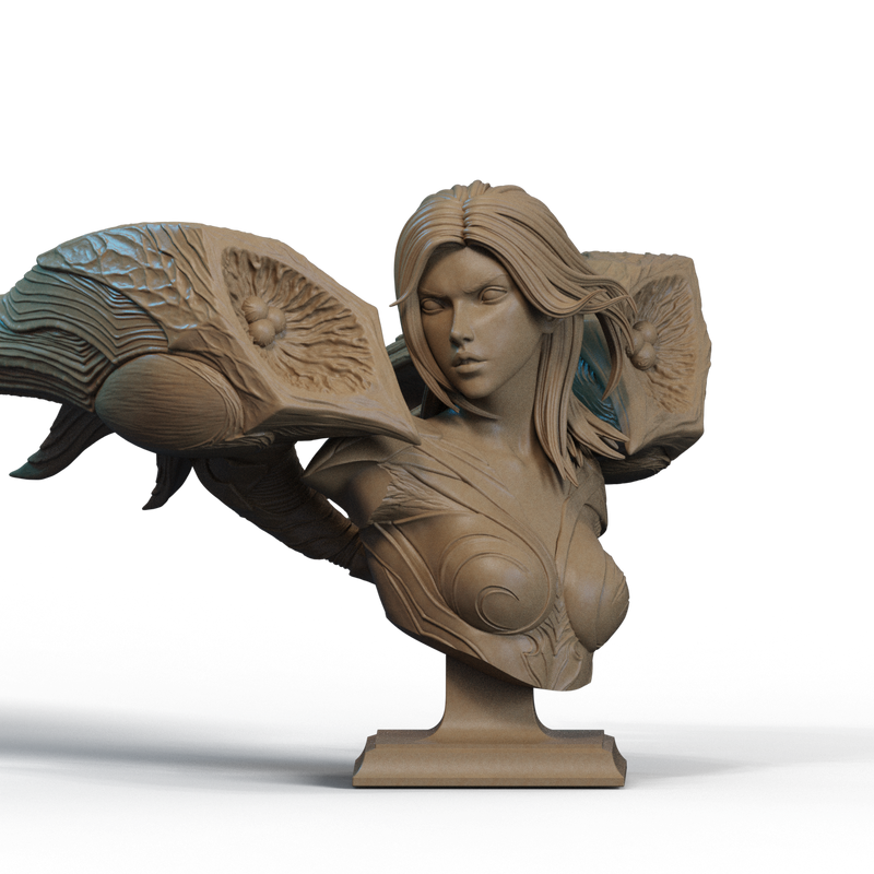 Kaisa Resin Bust - view 2