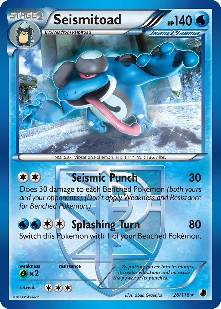 Seismitoad Team Plasma (26/116) [PLF]