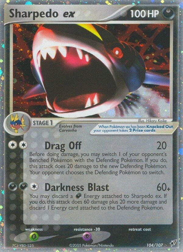 Sharpedo ex (104/107) [DX]