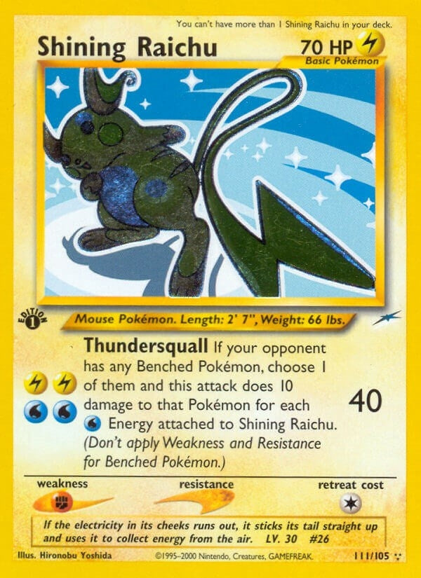 Shining Raichu (111/105) [N4]