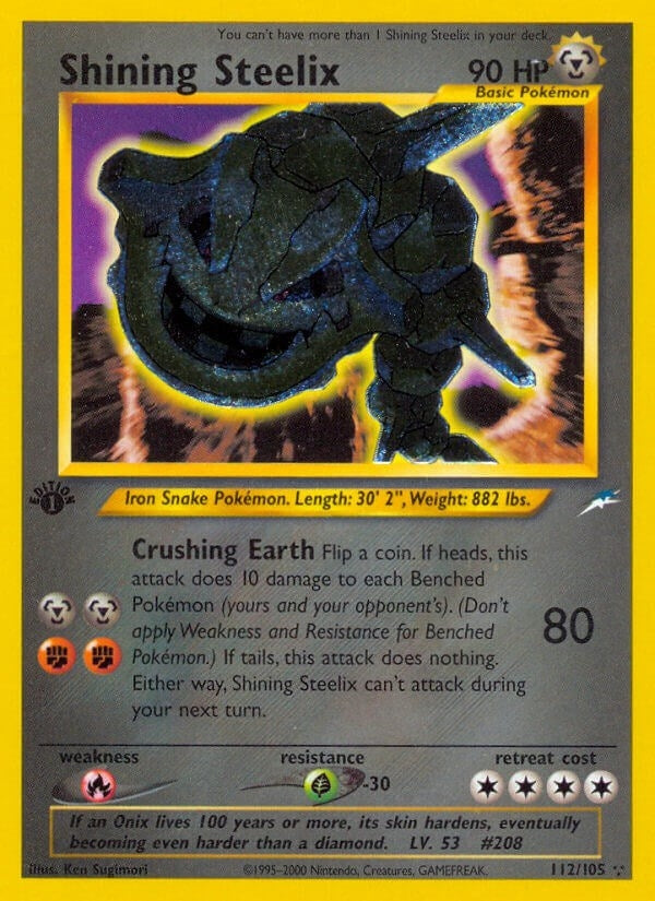 Shining Steelix (112/105) [N4]