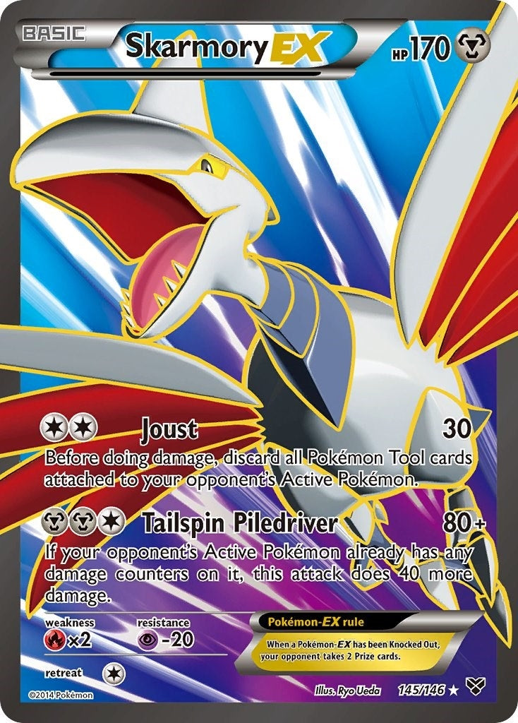 Skarmory EX 145 Full Art (145/146) [XY]