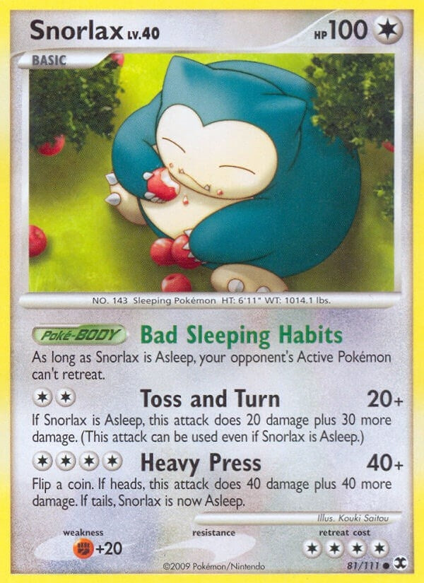 Snorlax 81 (81/111) [RR]