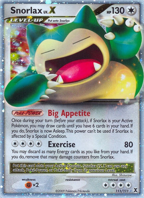 Snorlax LvX (111/111) [RR]