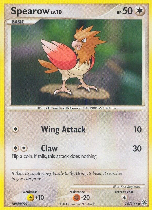 Spearow (74/100) [MD]