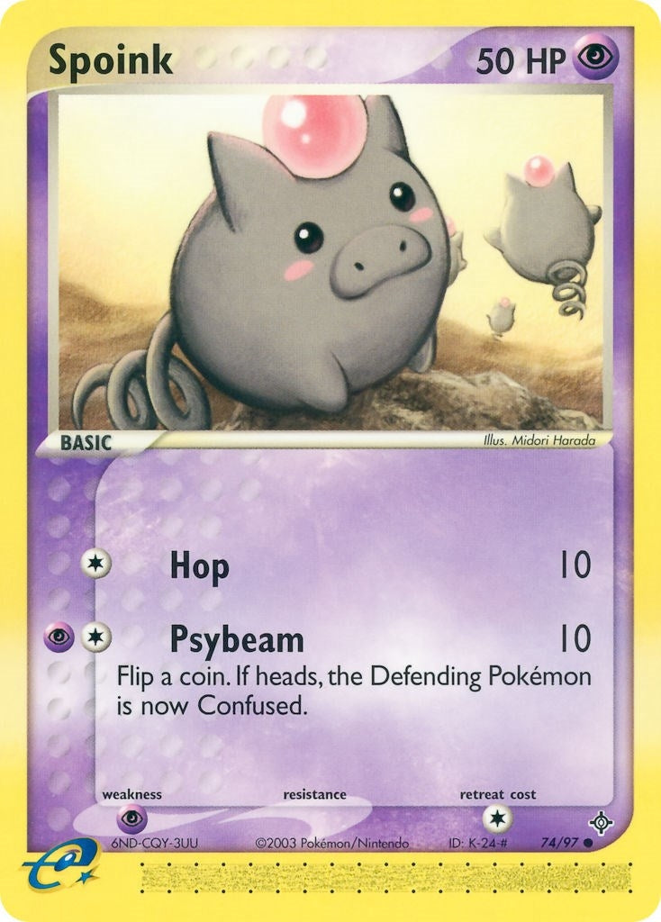 Spoink (74/97) [EX: Dragon]
