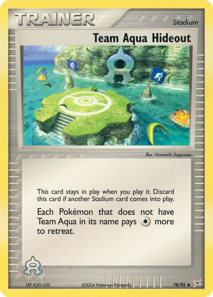 Team Aqua Hideout (78/95) [MA]
