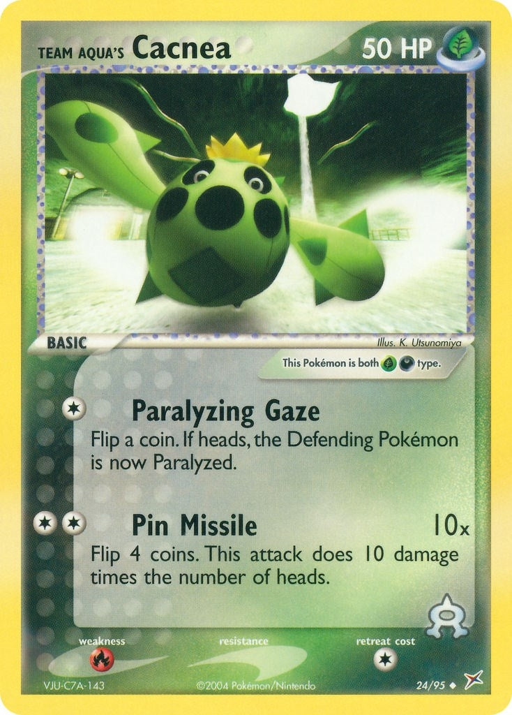 Team Aquas Cacnea 24 95 (24/95) [MA]