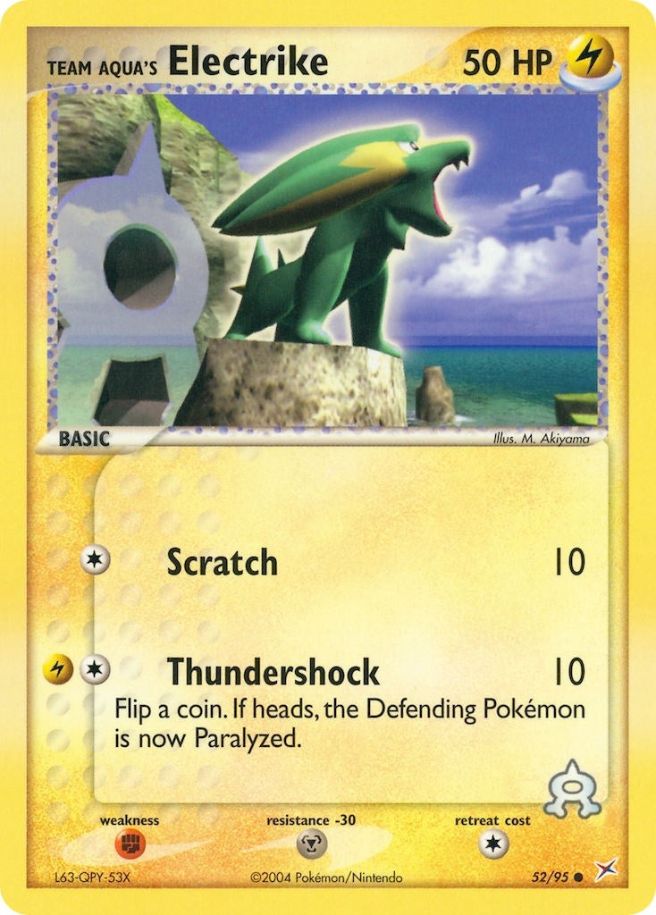 Team Aquas Electrike 52 95 (52/95) [MA]