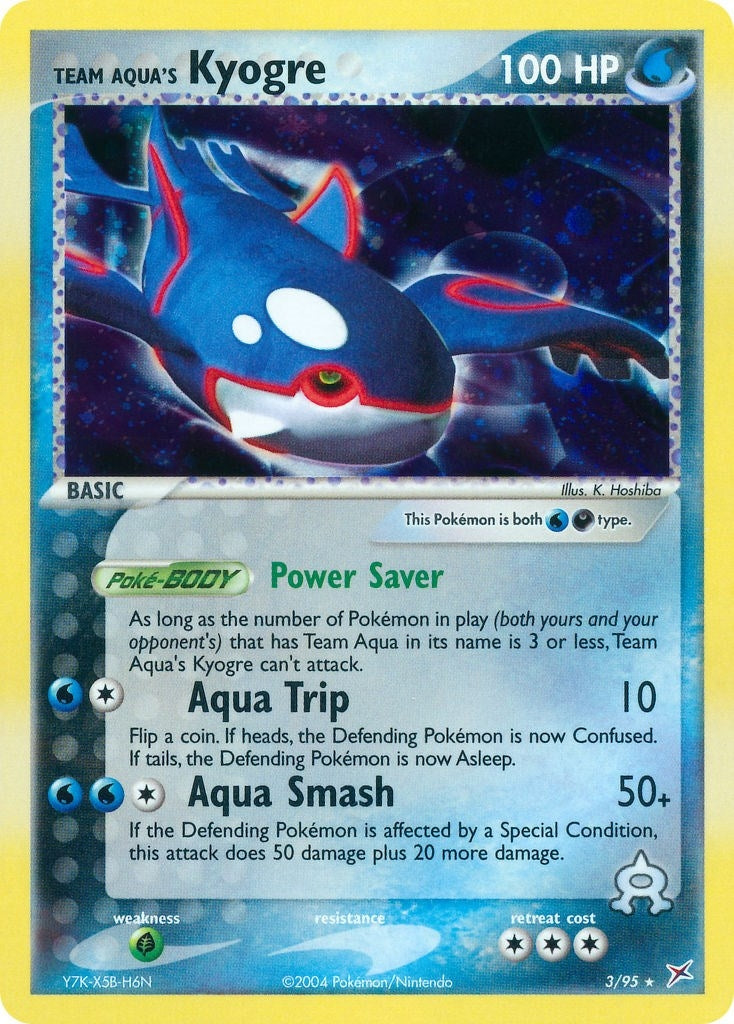 Team Aquas Kyogre (3/95) [MA]