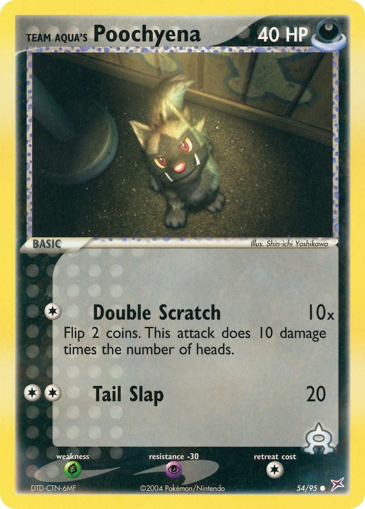 Team Aquas Poochyena 54 95 (54/95) [MA]