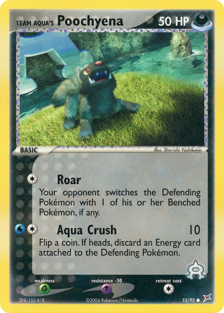 Team Aquas Poochyena 55 95 (55/95) [MA]