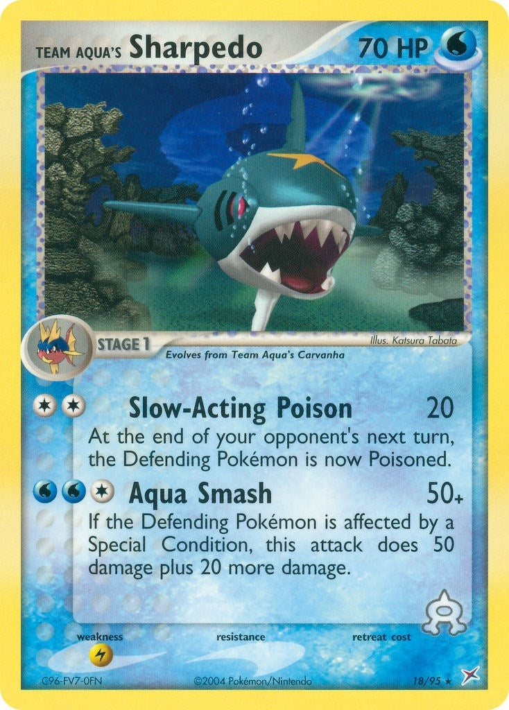 Team Aquas Sharpedo 18 95 (18/95) [MA]