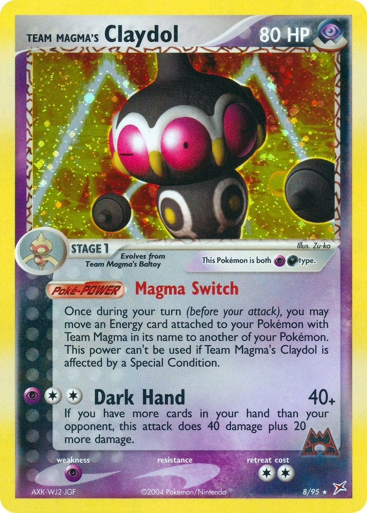 Team Magmas Claydol 8 95 (8/95) [MA]