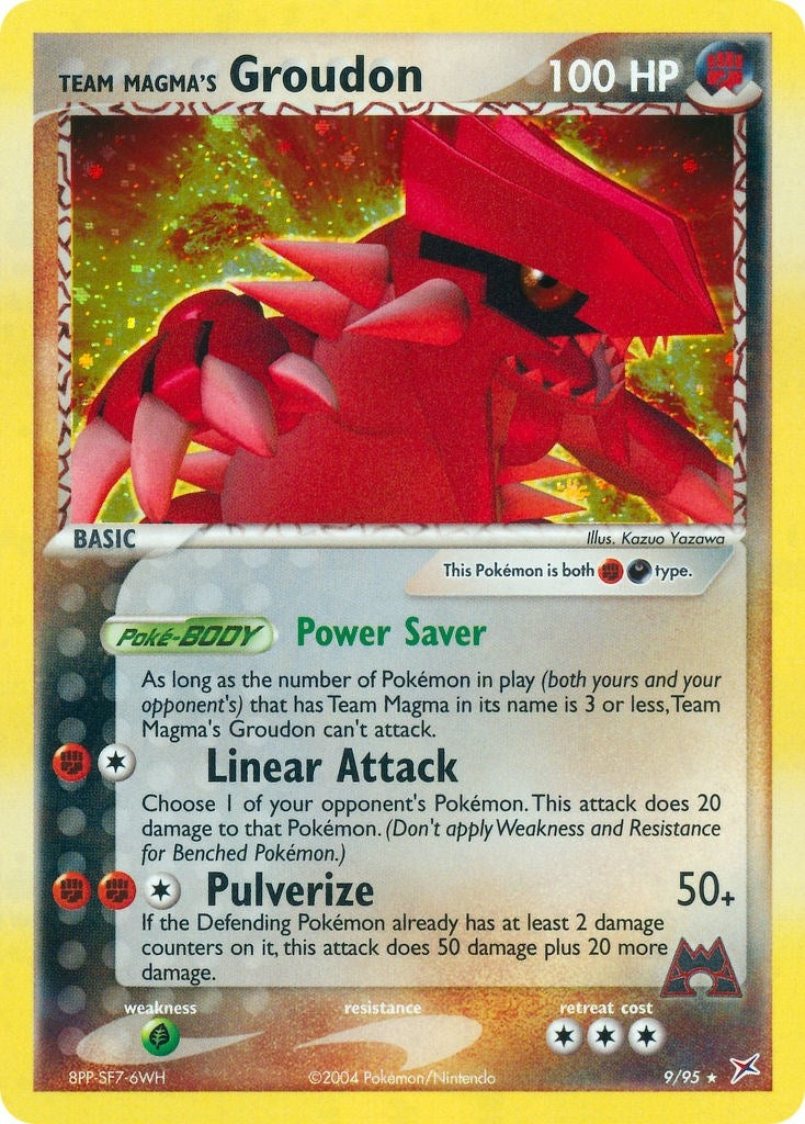 Team Magmas Groudon (9/95) [MA]