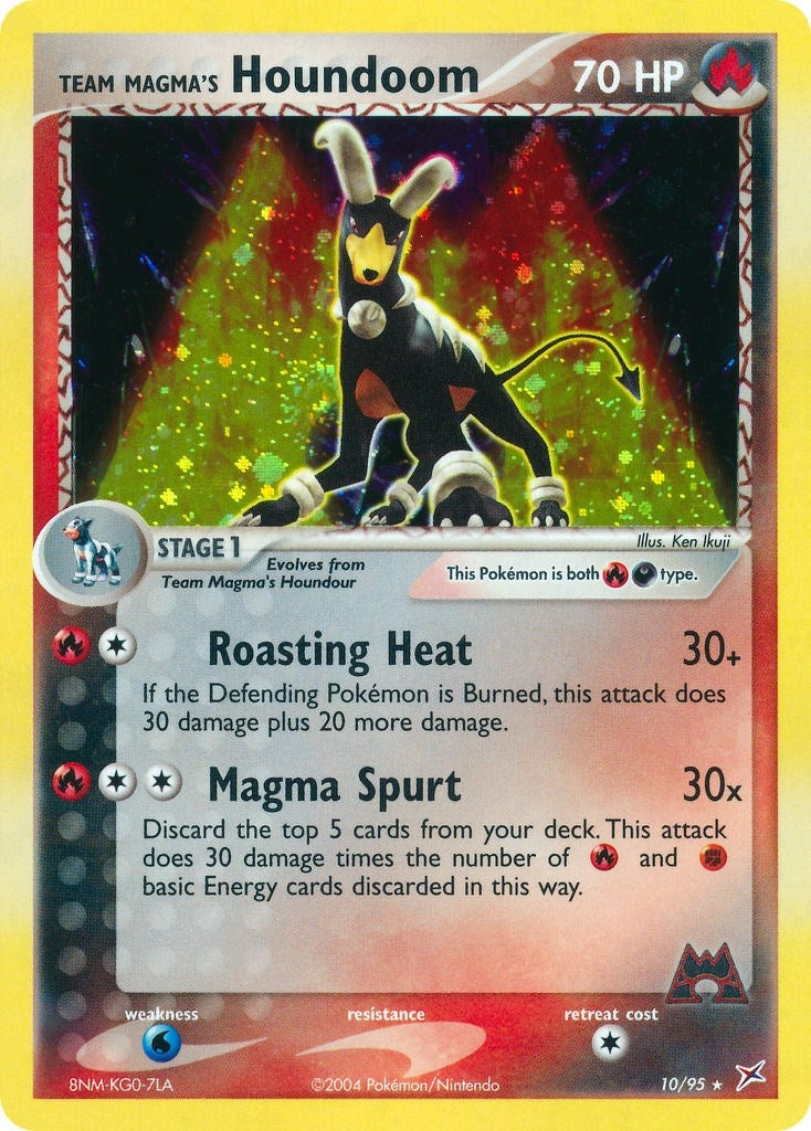 Team Magmas Houndoom 10 95 (10/95) [MA]