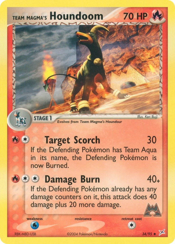 Team Magmas Houndoom 34 95 (34/95) [MA]