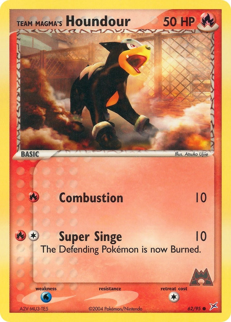 Team Magmas Houndour 62 95 (62/95) [MA]