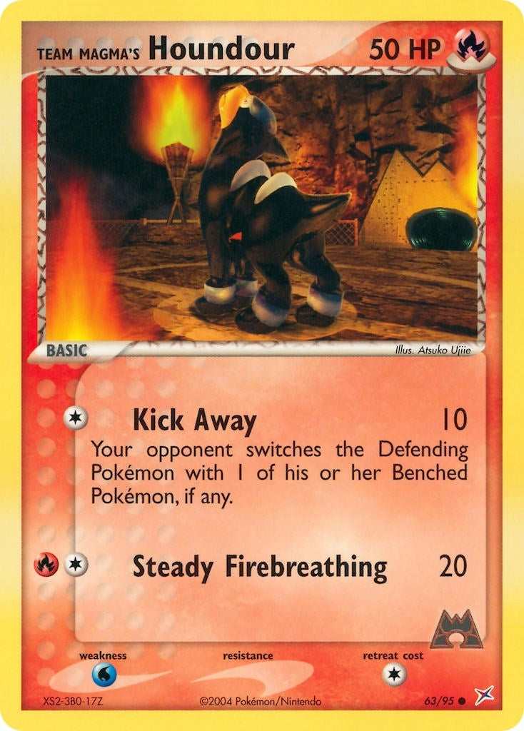 Team Magmas Houndour 63 95 (63/95) [MA]