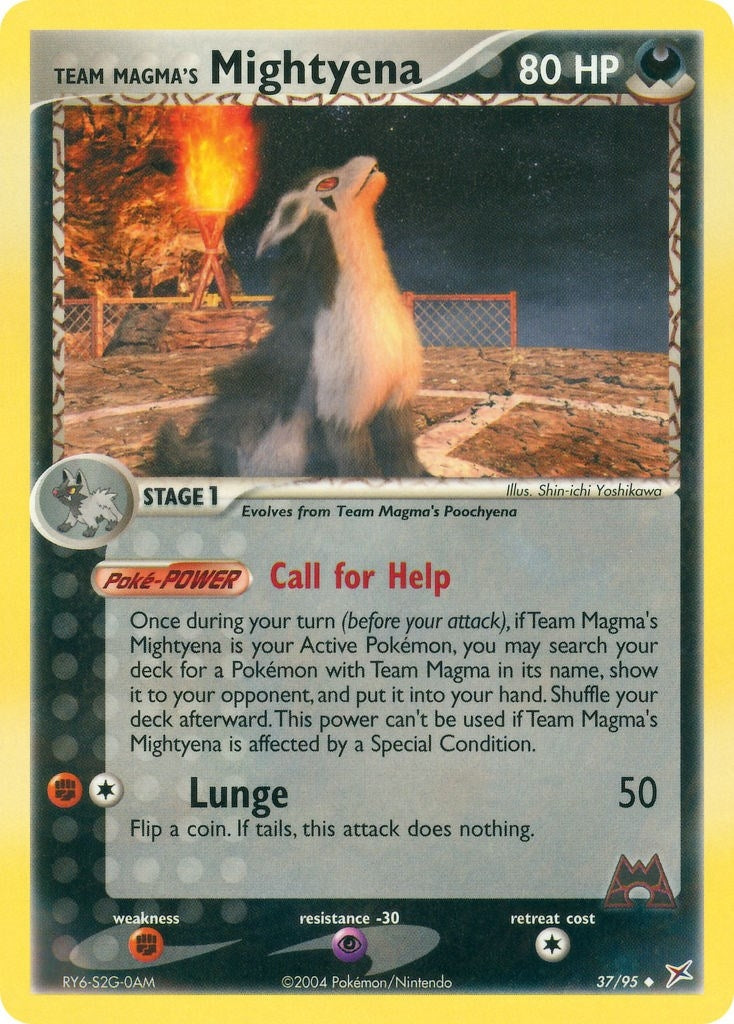Team Magmas Mightyena 37 95 (37/95) [MA]