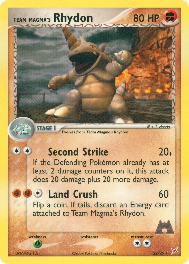 Team Magmas Rhydon 22 95 (22/95) [MA]