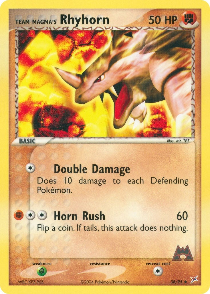Team Magmas Rhyhorn 38 95 (38/95) [MA]